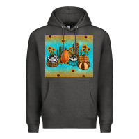 Charcoal Heather fall pumpkin tumbler Premium Hoodie - RanaPortraitStore