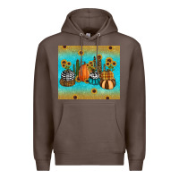 Coffee fall pumpkin tumbler Premium Hoodie - RanaPortraitStore