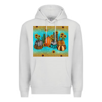 Dove Grey fall pumpkin tumbler Premium Hoodie - RanaPortraitStore