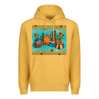 Mustard fall pumpkin tumbler Premium Hoodie - RanaPortraitStore