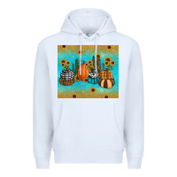 White fall pumpkin tumbler Premium Hoodie - RanaPortraitStore