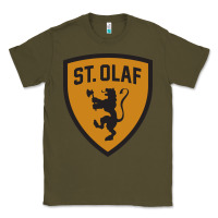 Army Green St. Olaf college Classic Tee - DesigneFamous