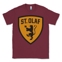Burgundy St. Olaf college Classic Tee - DesigneFamous