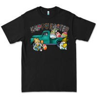 Black Happy Easter truck Premium Tee - CowhideDigitalArt