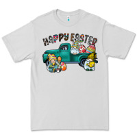 Dove Grey Happy Easter truck Premium Tee - CowhideDigitalArt