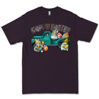 Plum Happy Easter truck Premium Tee - CowhideDigitalArt