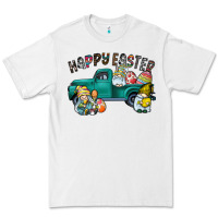 White Happy Easter truck Premium Tee - CowhideDigitalArt