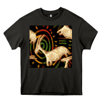 Asphalt african ethnic animal seamless pattern Heavy Core Tee - BundleAndBundleShop
