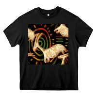 Black african ethnic animal seamless pattern Heavy Core Tee - BundleAndBundleShop