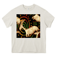 Cream african ethnic animal seamless pattern Heavy Core Tee - BundleAndBundleShop