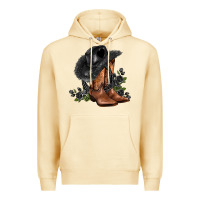 Pina Colada black cowgirl  and roses Premium Hoodie - AdoDesignShop