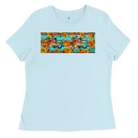 Baby Blue Farm life fall Ladies Tee - Artiststas