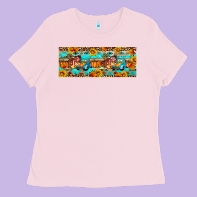 Farm Life Fall Ladies Tee Designed By Artiststas
