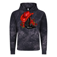 Cloud Black valentines day cowboy boots red  and roses Vintage Hoodie - AdoDesignShop