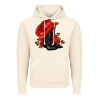 Vintage Artic valentines day cowboy boots red  and roses Vintage Hoodie - AdoDesignShop