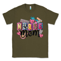 Army Green nurse mom Classic Tee - FaDigitalArtStudio