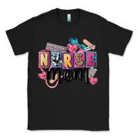 Black nurse mom Classic Tee - FaDigitalArtStudio