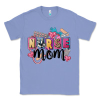 Colony Blue nurse mom Classic Tee - FaDigitalArtStudio