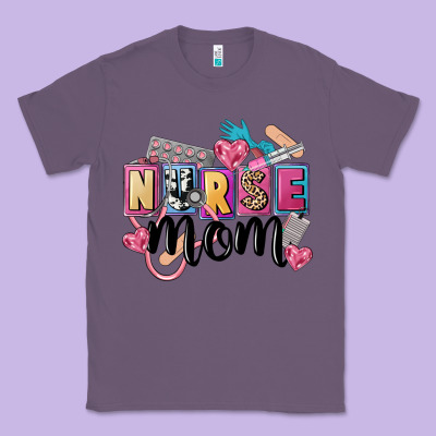 Nurse Mom Classic Tee Designed By Fadigitalartstudio