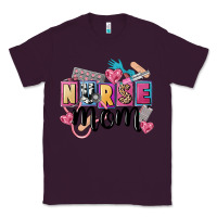 Plum nurse mom Classic Tee - FaDigitalArtStudio