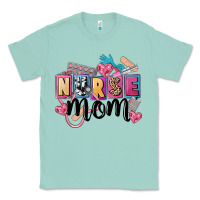 Seafoam nurse mom Classic Tee - FaDigitalArtStudio