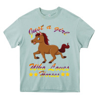 Arona Just a girl who loves horses Heavy Core Tee - Bettercallsaul