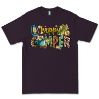 Plum happy camper Premium Tee - CowhideDigitalArt