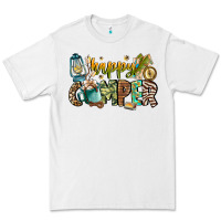 White happy camper Premium Tee - CowhideDigitalArt
