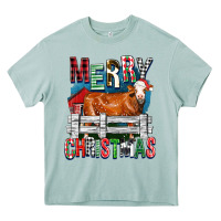 Arona merry christmas simmental cow Heavy Core Tee - FaDigitalArtStudio