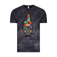 Cloud Black gnome autism Vintage Tee - RacoonDesign