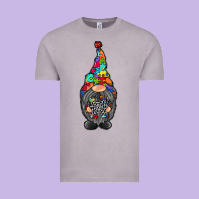 Gnome Autism Vintage Tee Designed By Racoondesign