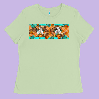 Goat Family Fall Ladies Tee Designed By Artiststas