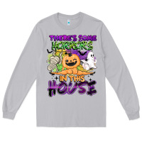 Moon Dust theres some horrors in this house Long Sleeve Tee - BarkalooDesign