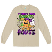 Mushroom theres some horrors in this house Long Sleeve Tee - BarkalooDesign