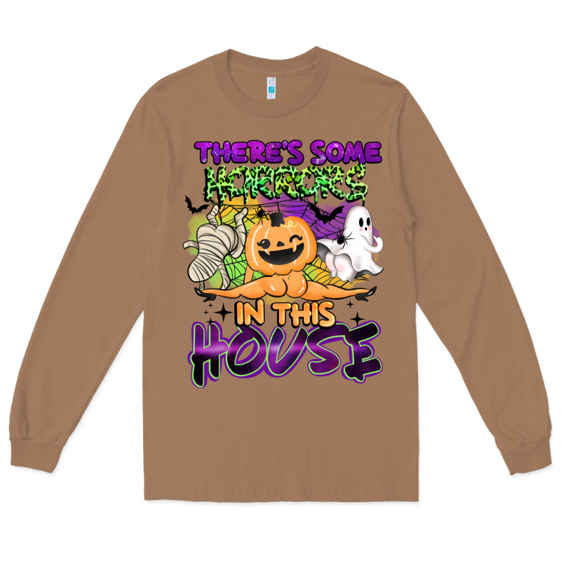 Theres Some Horrors In This House Long Sleeve Tee by BarkalooDesign | Teevron