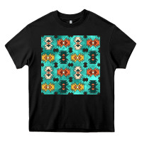 Black native american aztec seamless pattern 3 Heavy Core Tee - BundleAndBundleShop