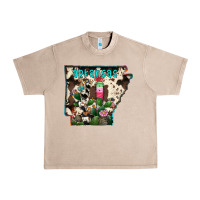 French Oak arkansas map Urban Heavy Tee - RacoonDesign