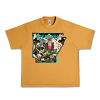 Peanut Butter arkansas map Urban Heavy Tee - RacoonDesign