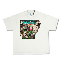 Pistachio arkansas map Urban Heavy Tee - RacoonDesign