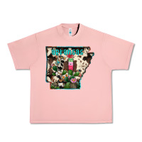 Salmon arkansas map Urban Heavy Tee - RacoonDesign