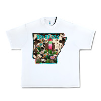 White arkansas map Urban Heavy Tee - RacoonDesign