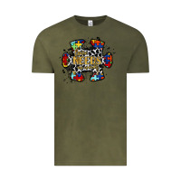 Vintage Olive love needs no words 2 Vintage Tee - RacoonDesign