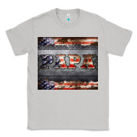 Moon Dust papa metal and american flag tumbler Classic Tee - BarkalooDesign