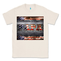Papa Metal And American Flag Tumbler Classic Tee | Teevron