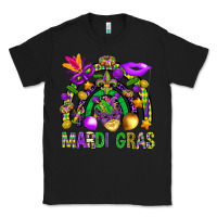 Black Mardi Gras Rainbow Classic Tee - BundleAndBundleShop