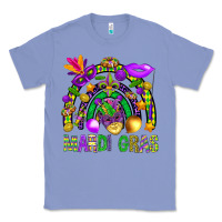 Colony Blue Mardi Gras Rainbow Classic Tee - BundleAndBundleShop
