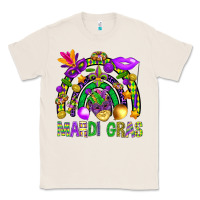 Natural Mardi Gras Rainbow Classic Tee - BundleAndBundleShop