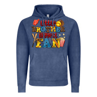 Vintage Denim little brother biggest fan Vintage Hoodie - AdoDesignShop