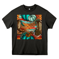 Asphalt western thanksgiving seamless pattern Heavy Core Tee - BundleAndBundleShop