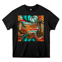 Black western thanksgiving seamless pattern Heavy Core Tee - BundleAndBundleShop
